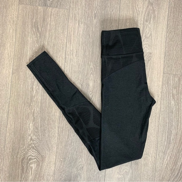 Puma Lace Eclipse Full Length Tight Leggings High Rise Waist Black Size XS - Picture 2 of 11